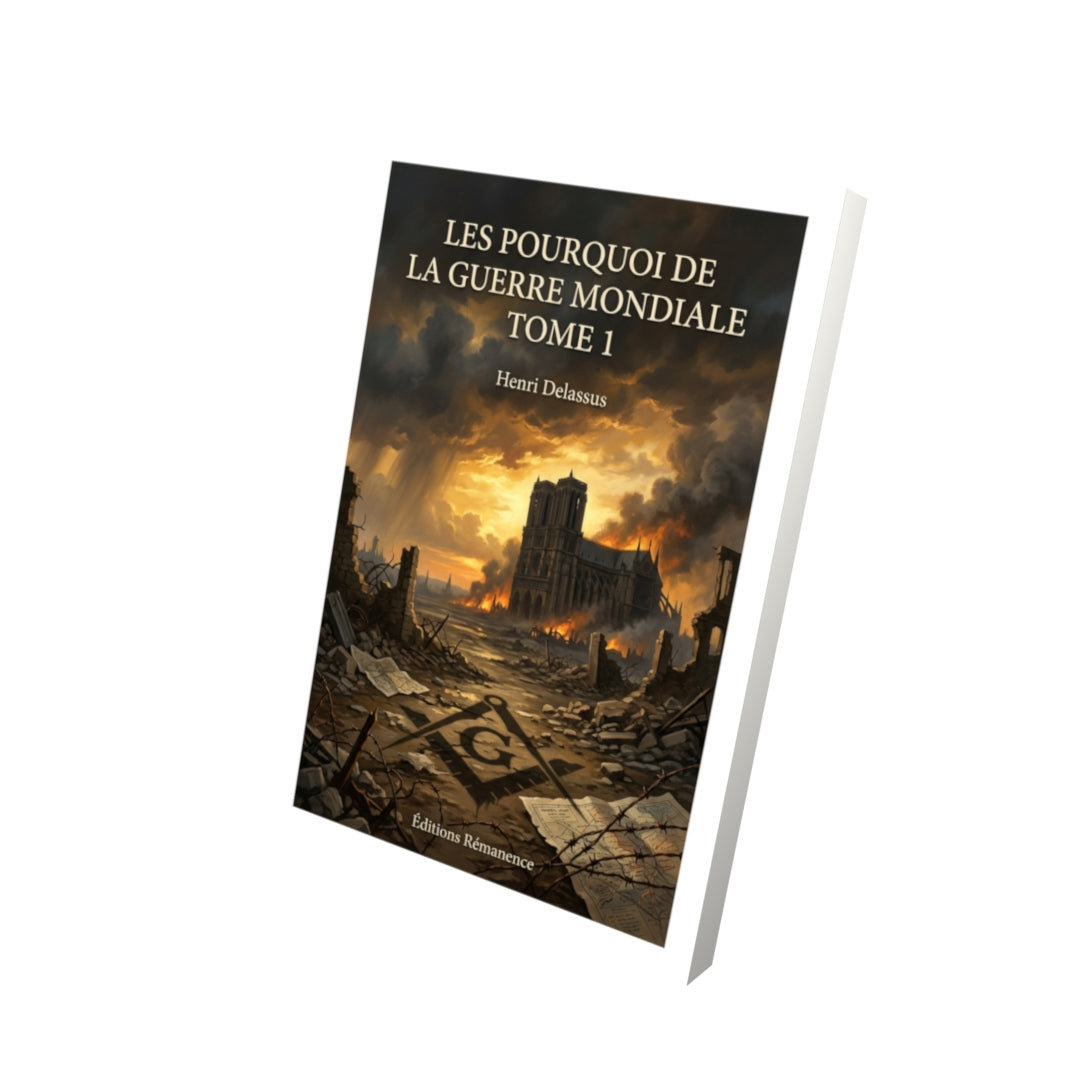 Livre Les pourquoi de la guerre mondiale Tome 1 - Henri Delassus - Vue 3D - Editions Remanence