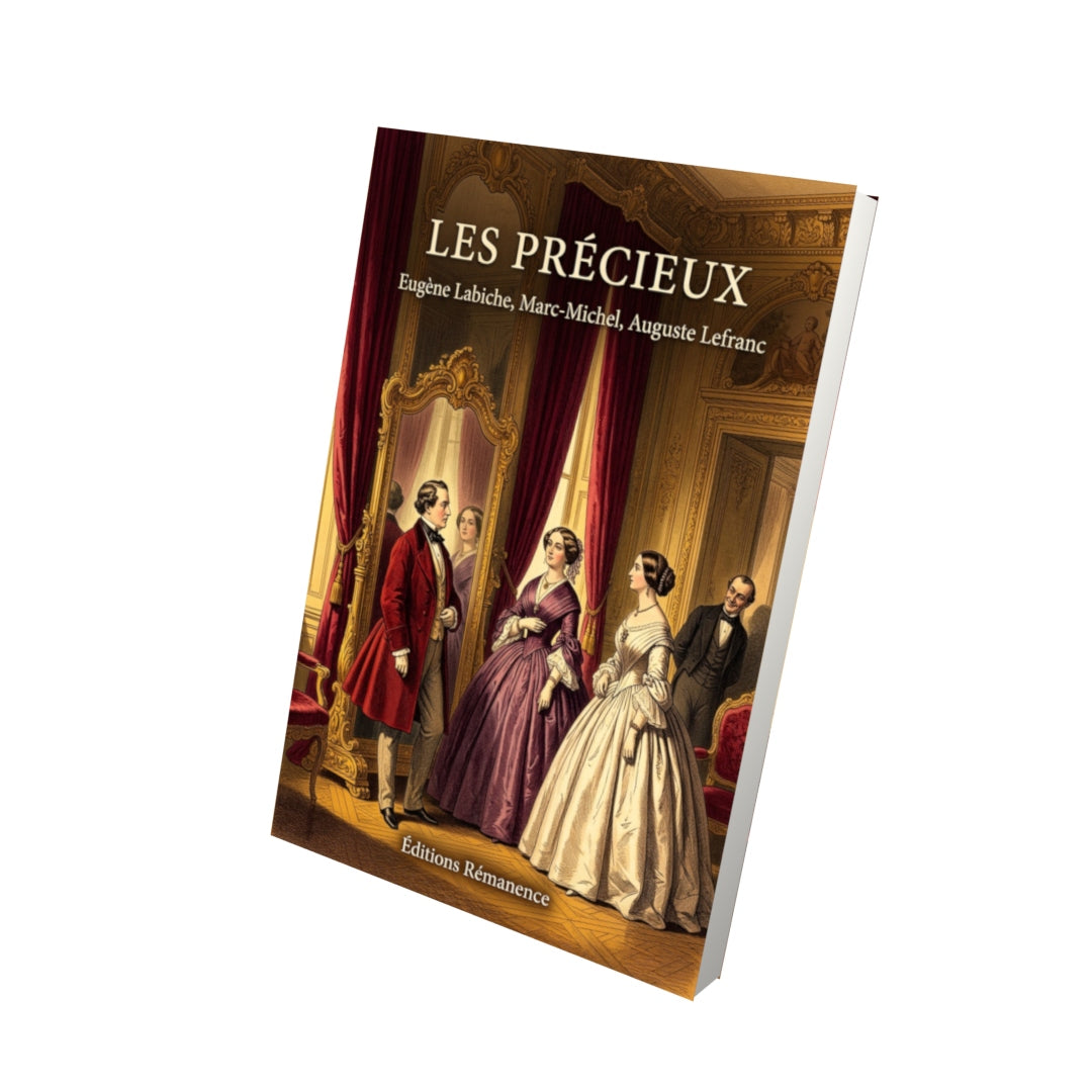 Livre Les Précieux par Eugène Labiche, Marc-Michel, Auguste Lefranc - Vue 3D - Editions Remanence