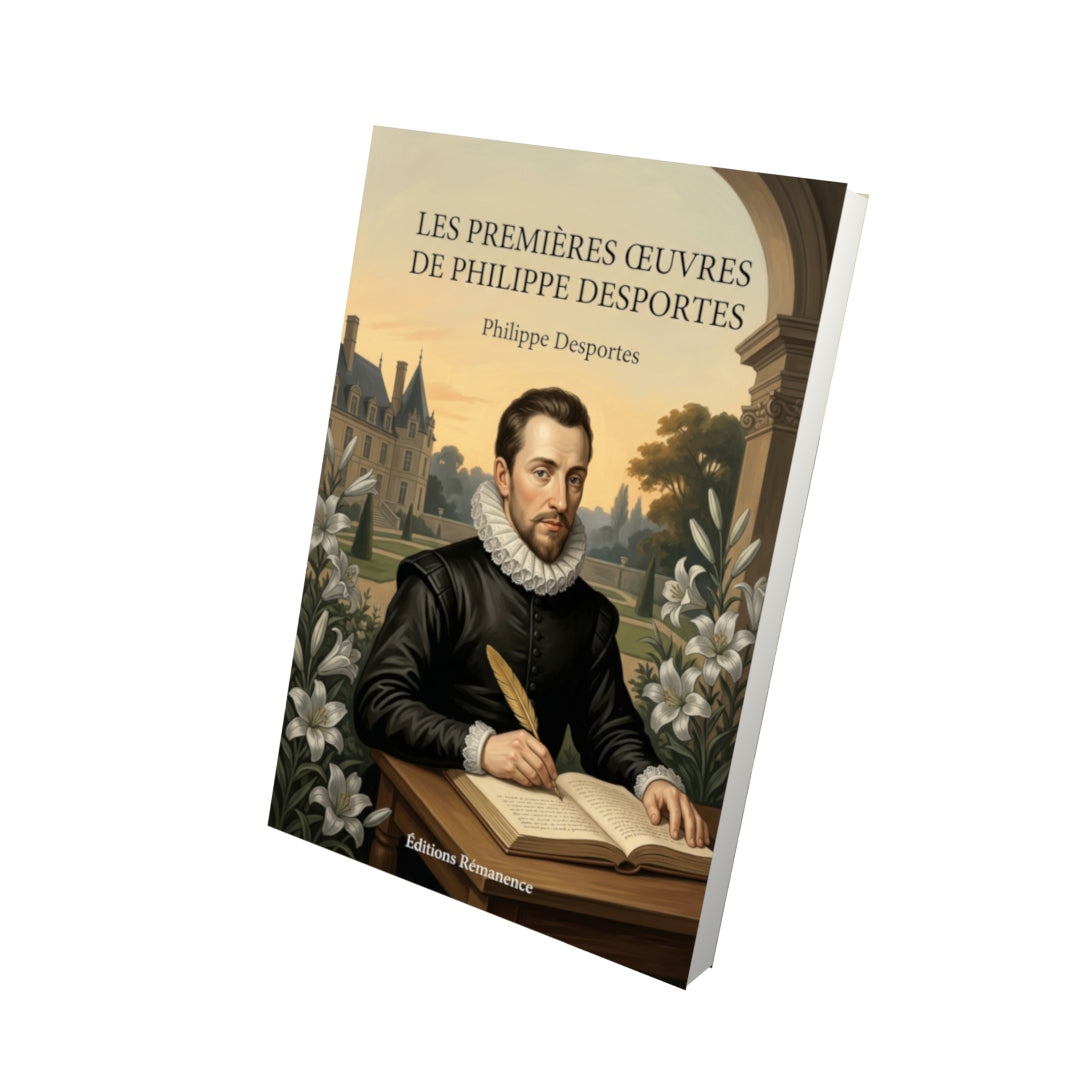 Livre Les Premières Œuvres de Philippe Desportes par Philippe Desportes - Vue 3D - Editions Remanence