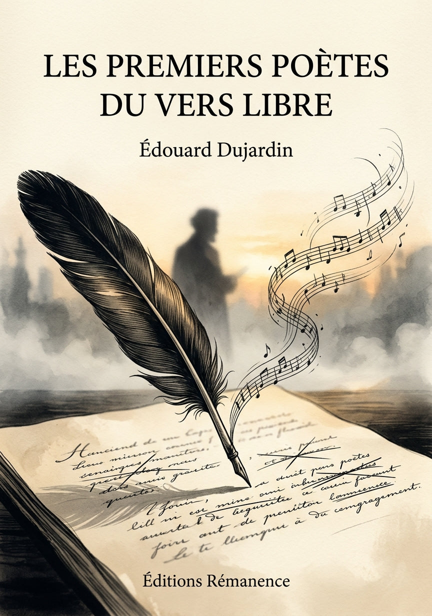 Livre Les Premiers Poètes du vers libre par Édouard Dujardin - Couverture - Editions Remanence