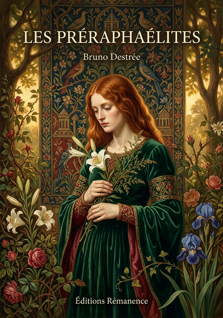 Livre Les Préraphaélites par Bruno Destrée - Couverture - Editions Remanence