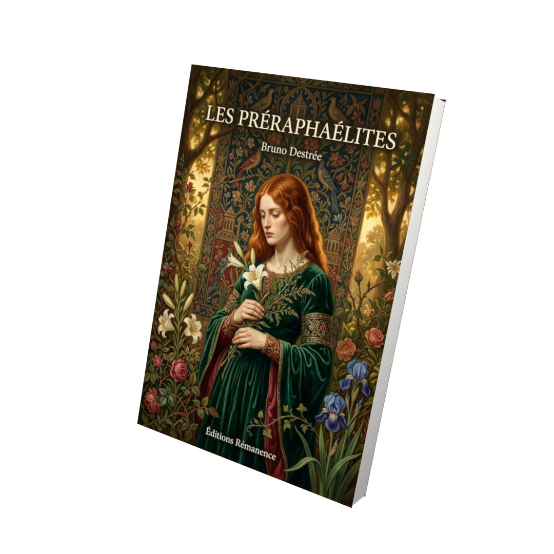 Livre Les Préraphaélites par Bruno Destrée - Vue 3D - Editions Remanence