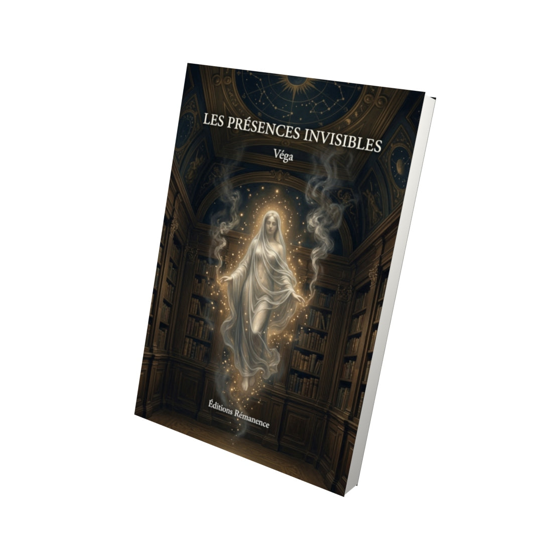 Livre Les Présences invisibles par Véga - Vue 3D - Editions Remanence