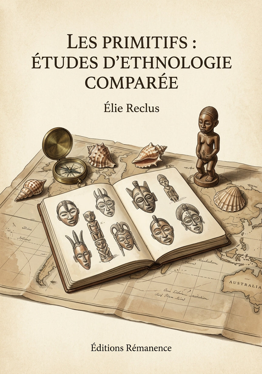 Les primitifs : Études d'ethnologie comparée - Élie Reclus (Couverture)
