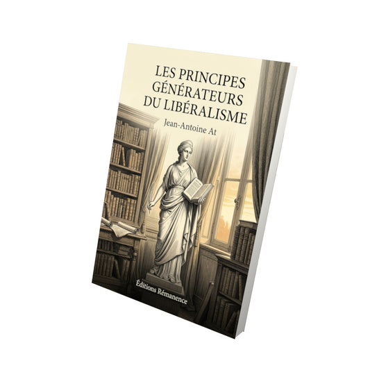 Livre Les principes générateurs du libéralisme - Jean-Antoine At - Vue 3D - Editions Remanence