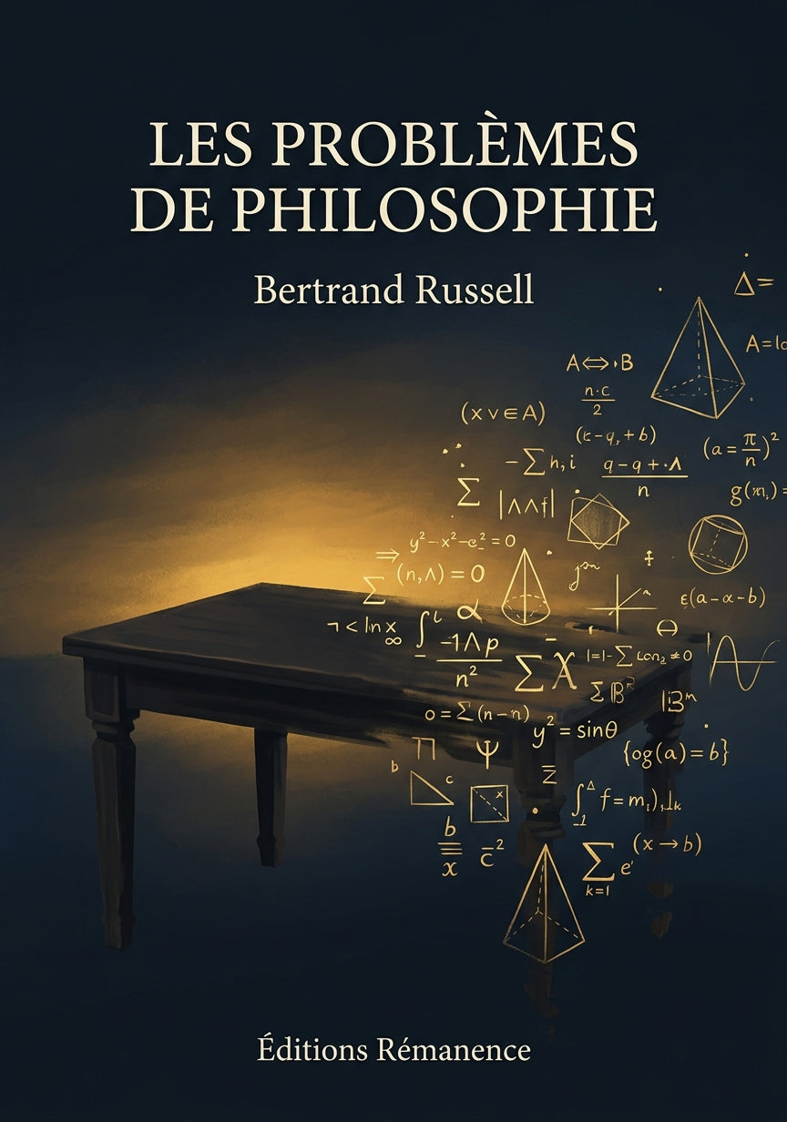 Livre Les Problèmes de philosophie par Bertrand Russell - Couverture - Editions Remanence