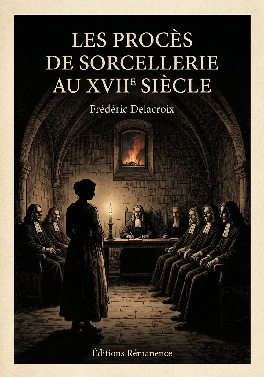 Livre Les Procès de sorcellerie au XVIIe siècle par Frédéric Delacroix - Couverture - Editions Remanence