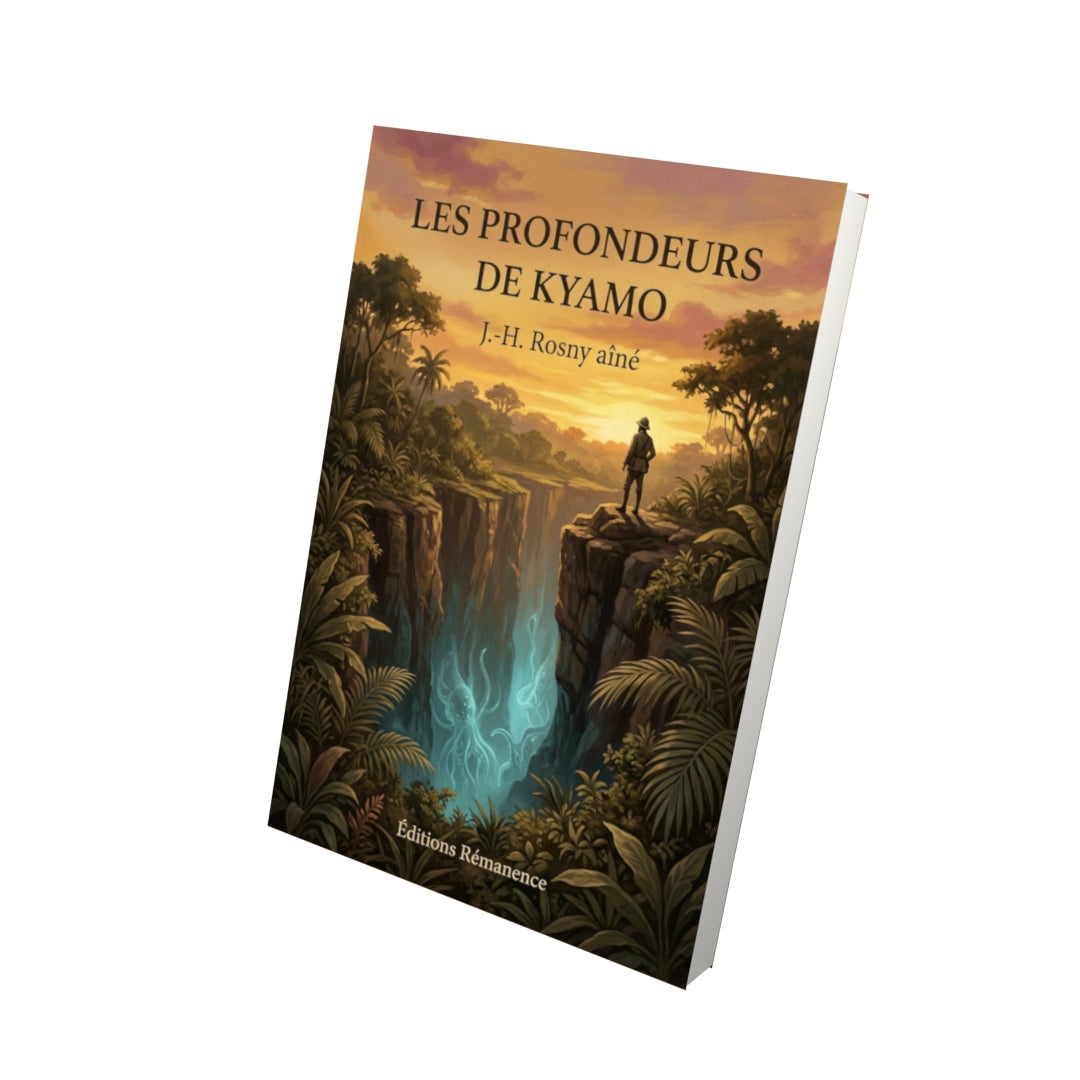 Livre Les Profondeurs de Kyamo par J.-H. Rosny aîné - Vue 3D - Editions Remanence