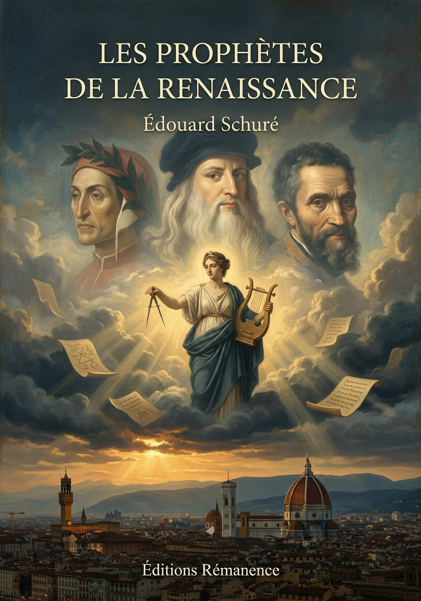 Livre Les Prophètes de la Renaissance par Édouard Schuré - Couverture - Editions Remanence