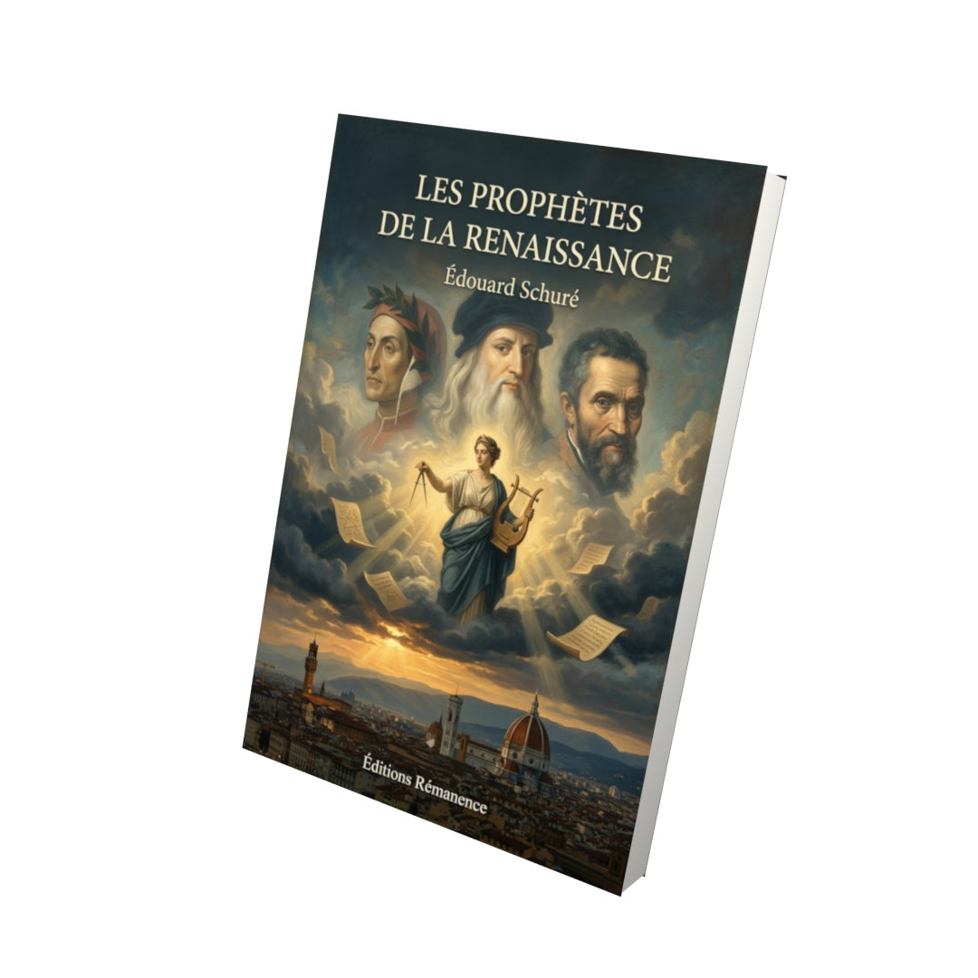 Livre Les Prophètes de la Renaissance par Édouard Schuré - Vue 3D - Editions Remanence