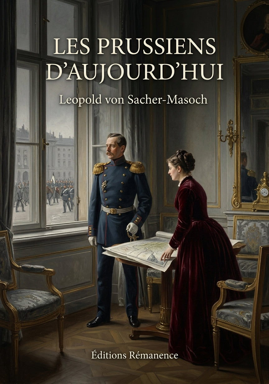 Livre Les Prussiens d’aujourd’hui par Leopold von Sacher-Masoch - Couverture - Editions Remanence