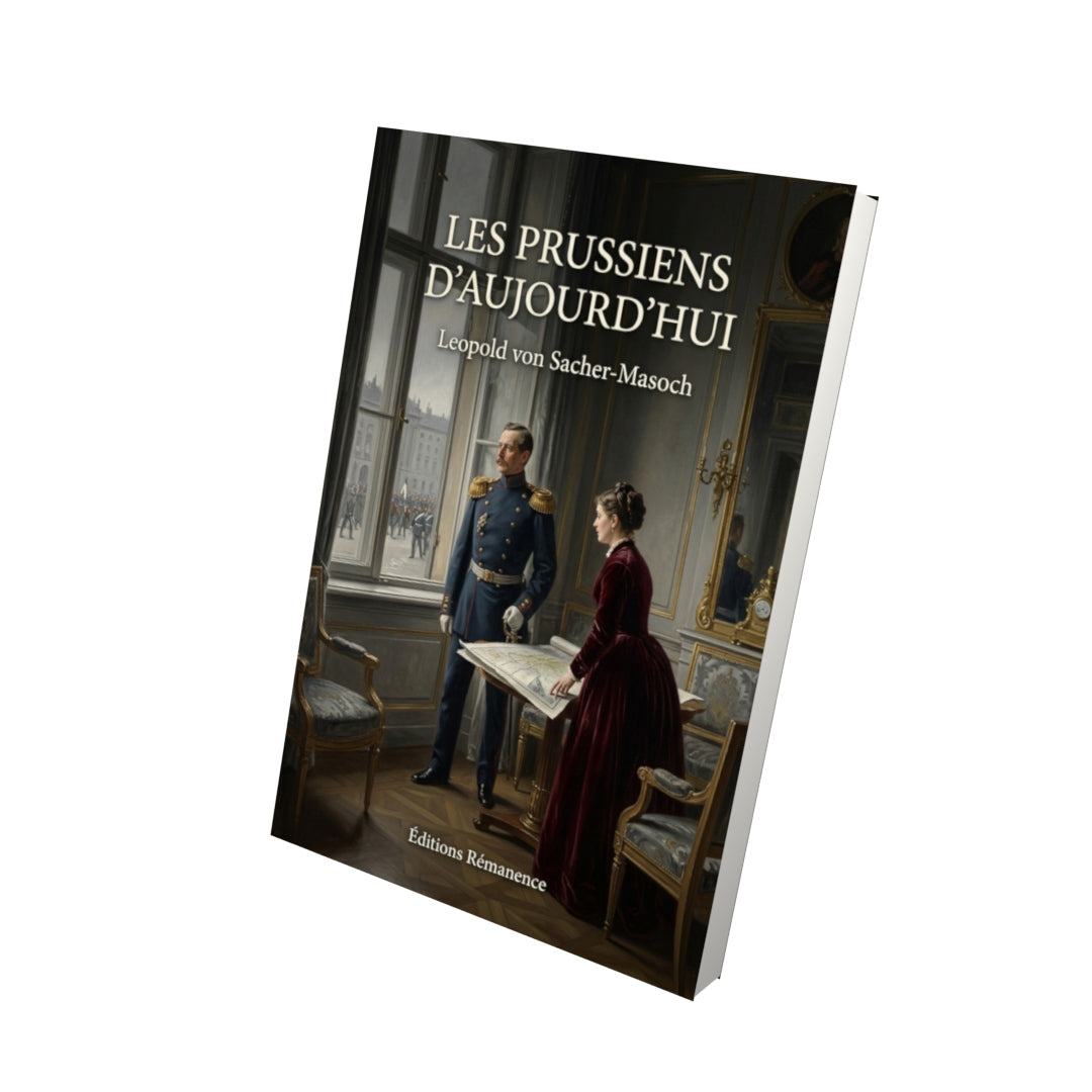 Livre Les Prussiens d’aujourd’hui par Leopold von Sacher-Masoch - Vue 3D - Editions Remanence