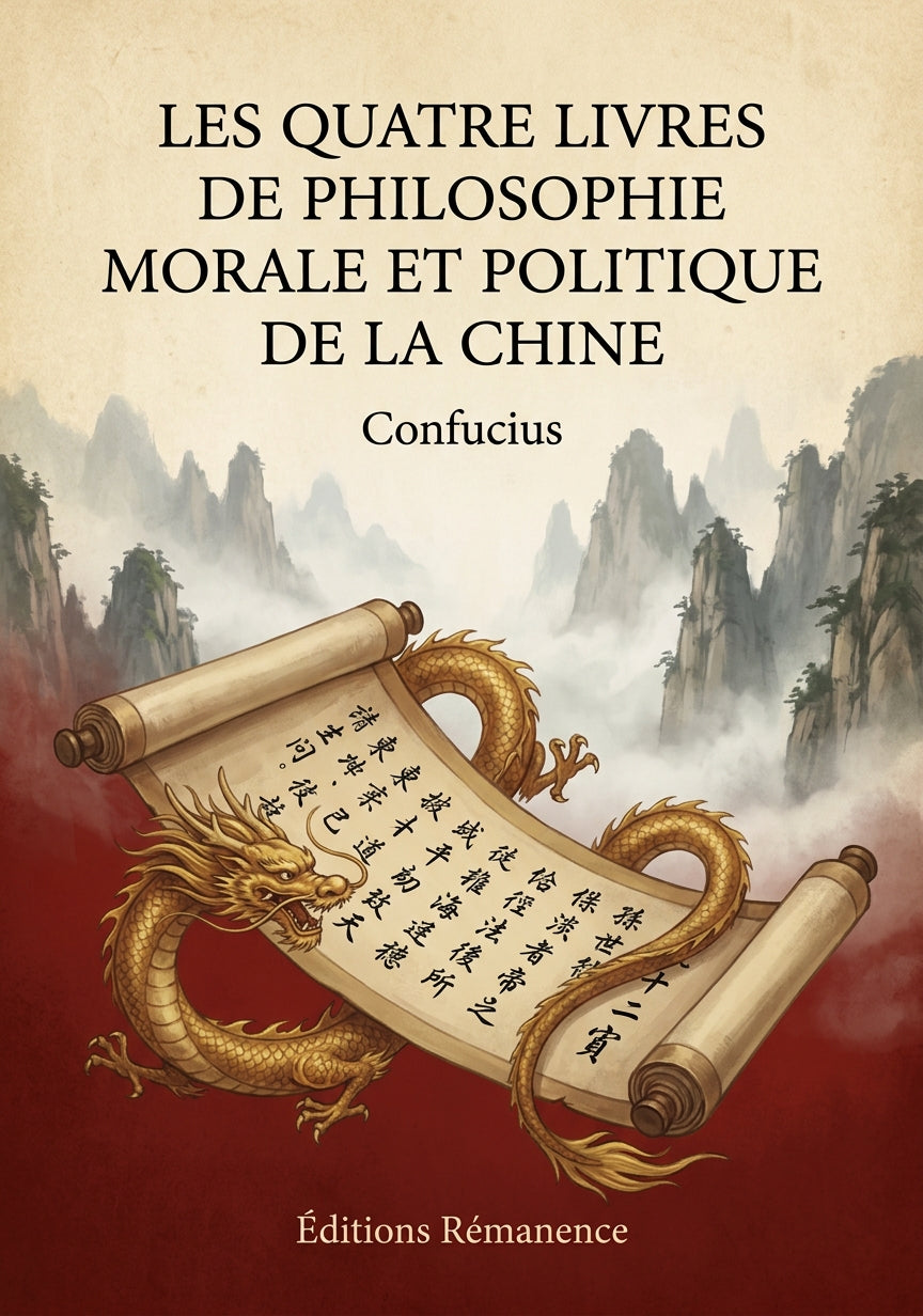 Les quatre livres de philosophie morale et politique de la Chine - Confucius (Couverture)