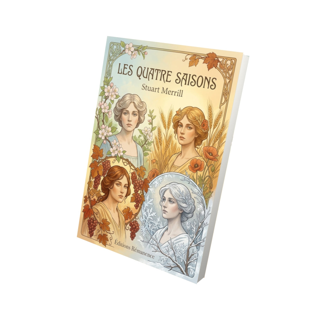 Livre Les Quatre Saisons par Stuart Merrill - Vue 3D - Editions Remanence
