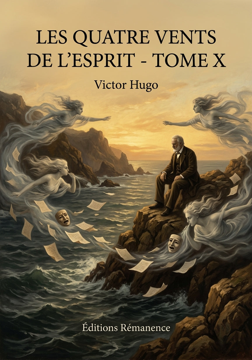 Livre Les Quatre Vents de l’esprit - Tome X par Victor Hugo - Couverture - Editions Remanence