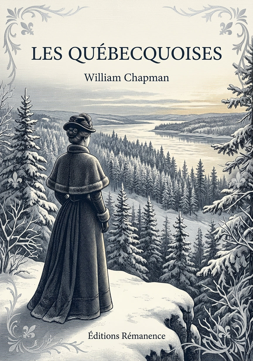 Livre Les Québecquoises par William Chapman - Couverture - Editions Remanence
