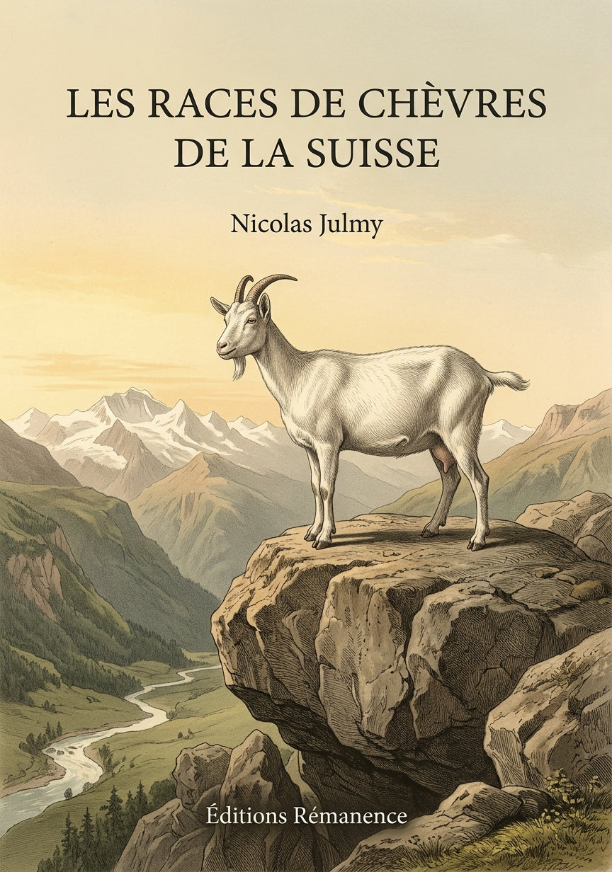 Livre Les Races de chèvres de la Suisse par Nicolas Julmy - Couverture - Editions Remanence