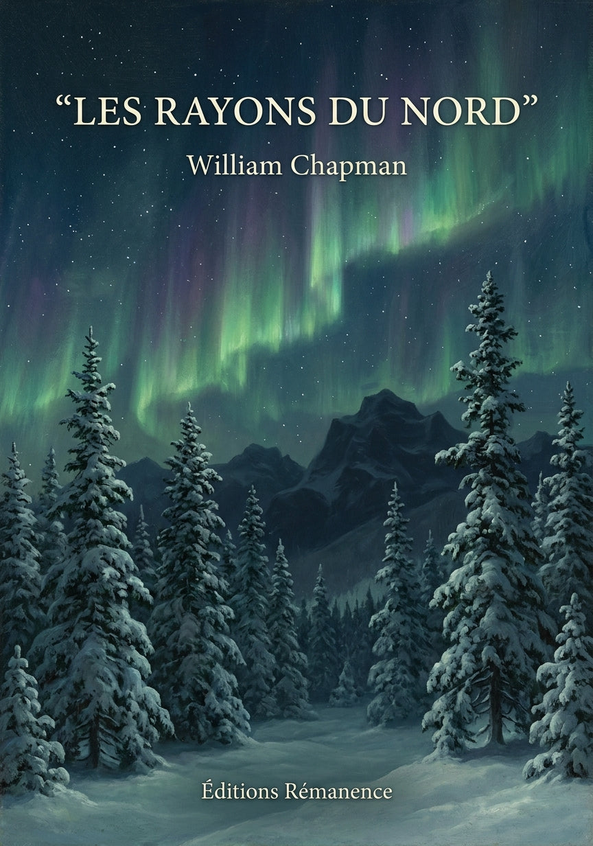 Livre Les Rayons du Nord par William Chapman - Couverture - Editions Remanence