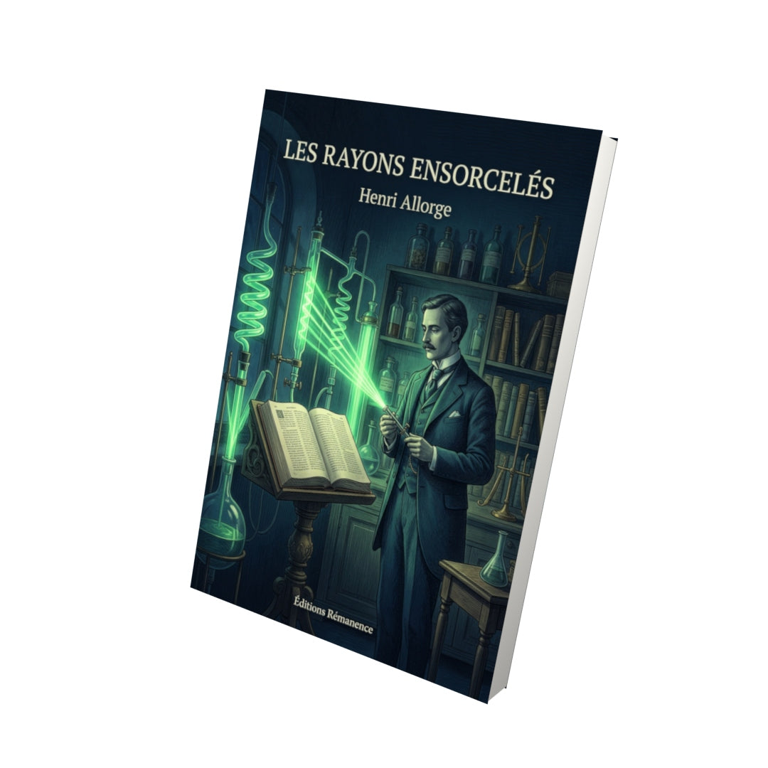 Livre Les rayons ensorcelés par Henri Allorge - Vue 3D - Editions Remanence