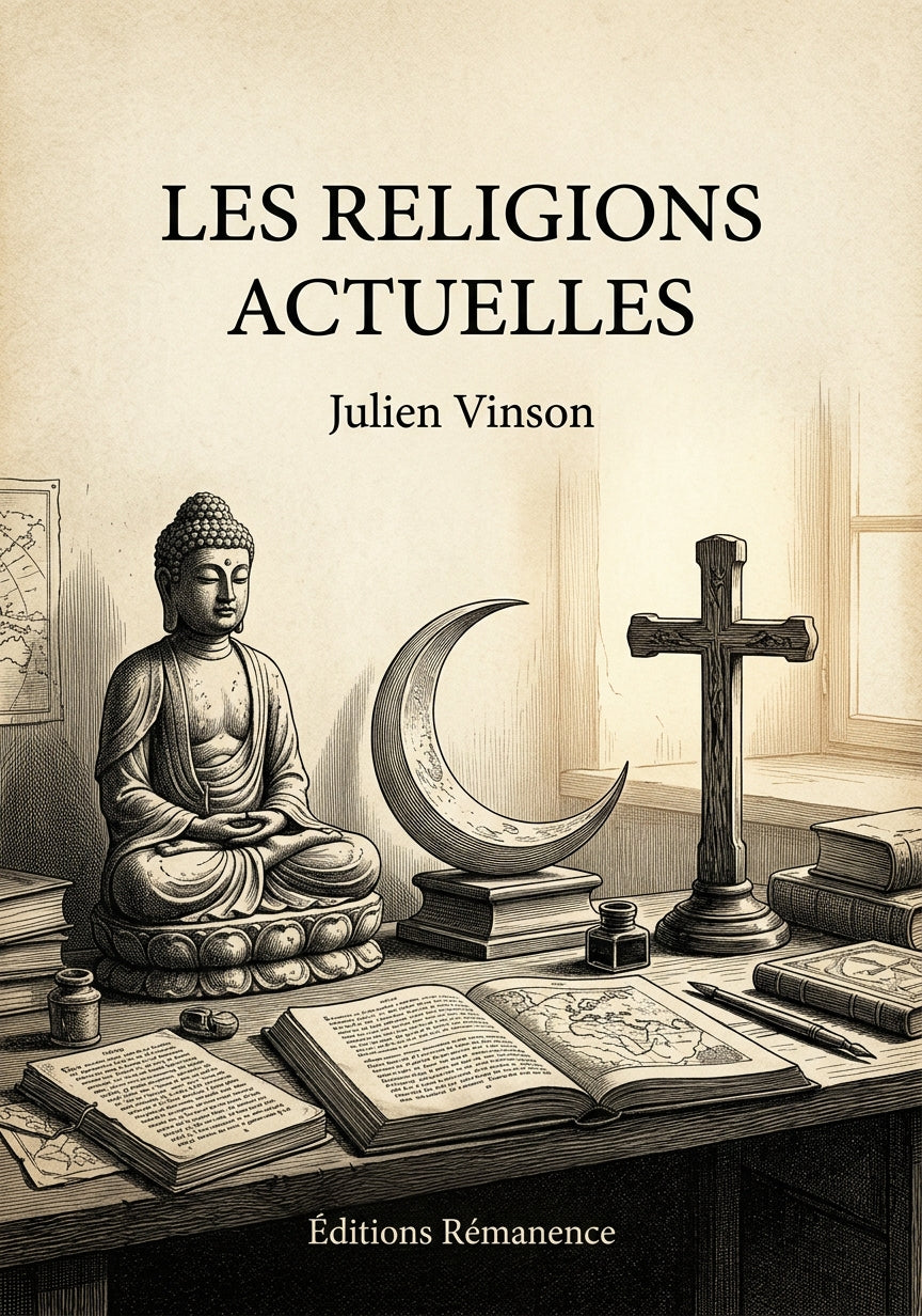 Livre Les Religions actuelles par Julien Vinson - Couverture - Editions Remanence