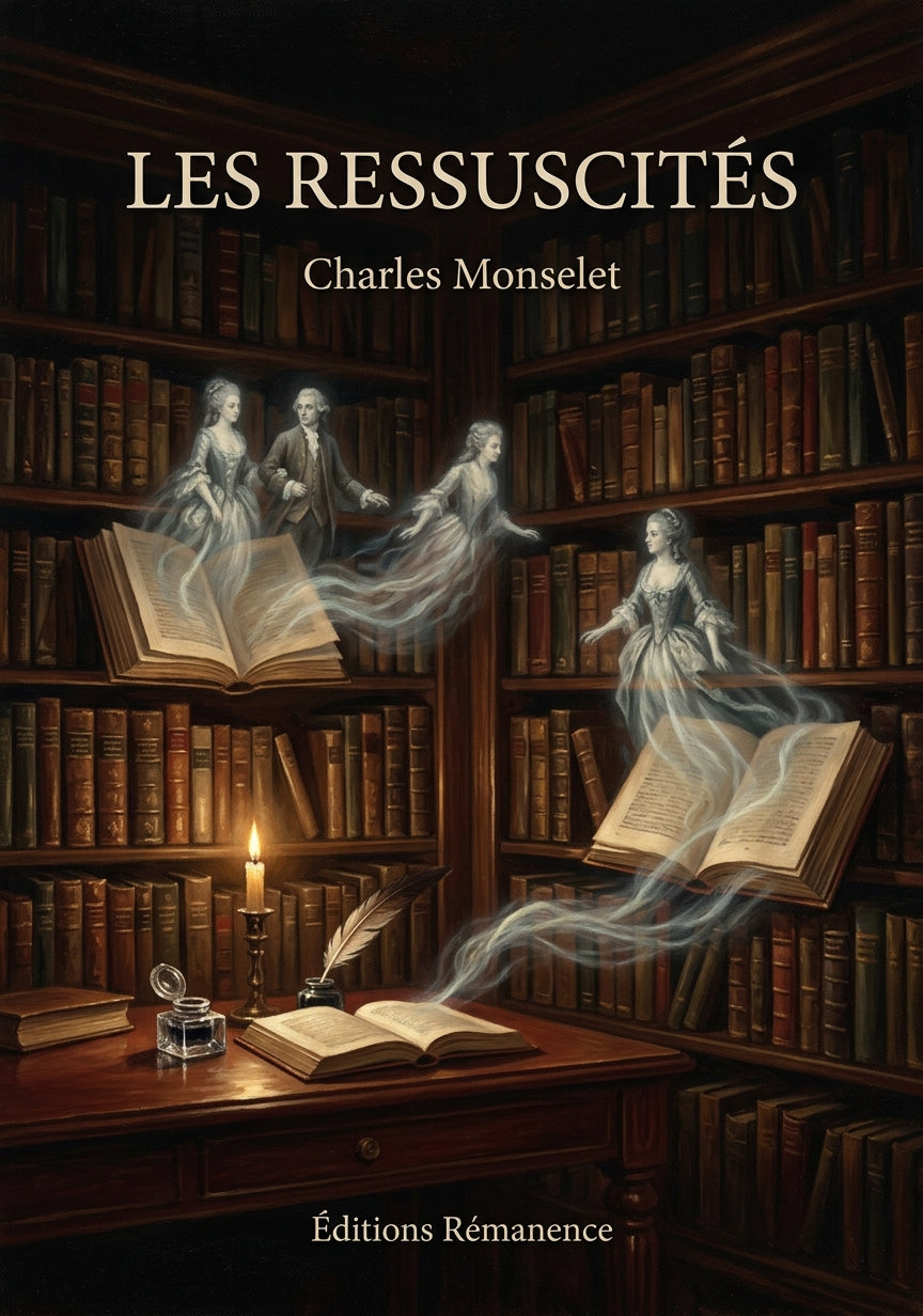 Livre Les Ressuscités par Charles Monselet - Couverture - Editions Remanence
