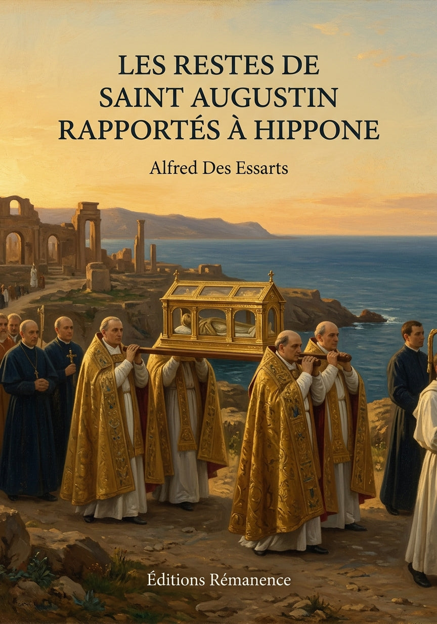 Livre Les Restes de saint Augustin rapportés à Hippone par Alfred Des Essarts - Couverture - Editions Remanence