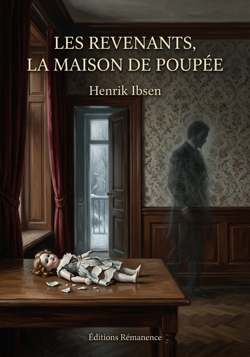 Livre Les Revenants, La Maison de poupée par Henrik Ibsen - Couverture - Editions Remanence