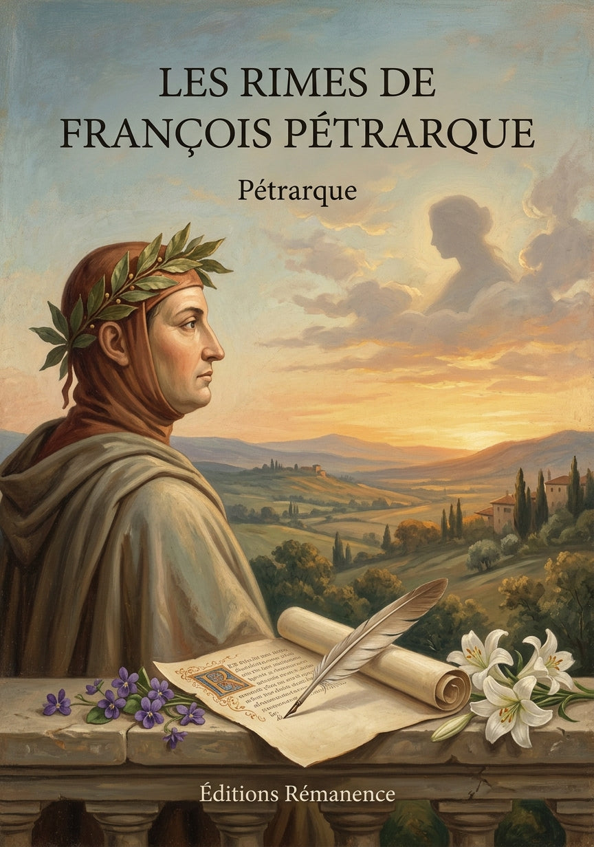 Livre Les Rimes de François Pétrarque par Pétrarque - Couverture - Editions Remanence