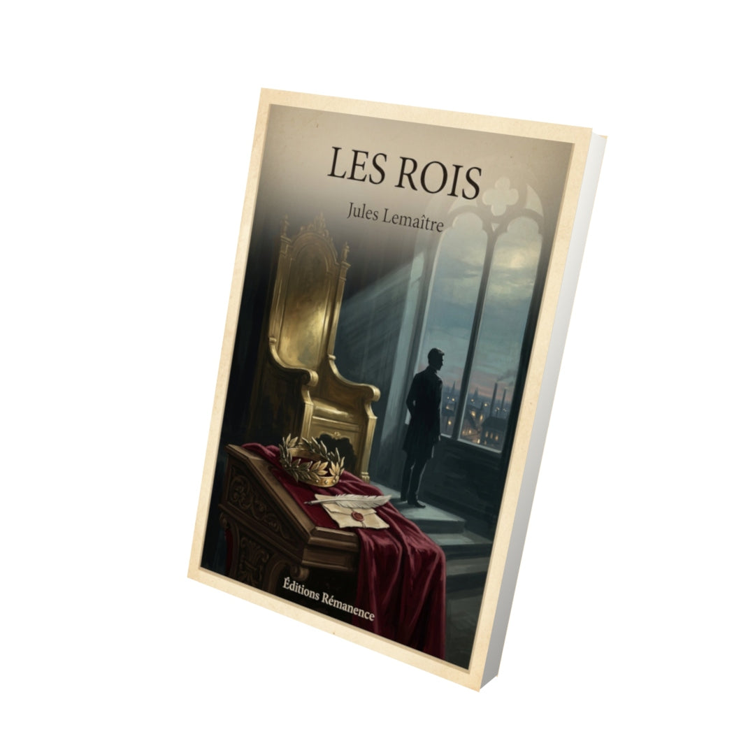 Livre Les Rois - Jules Lemaître - Vue 3D - Editions Remanence