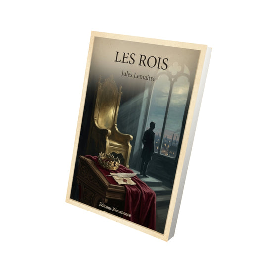 Livre Les Rois - Jules Lemaître - Vue 3D - Editions Remanence