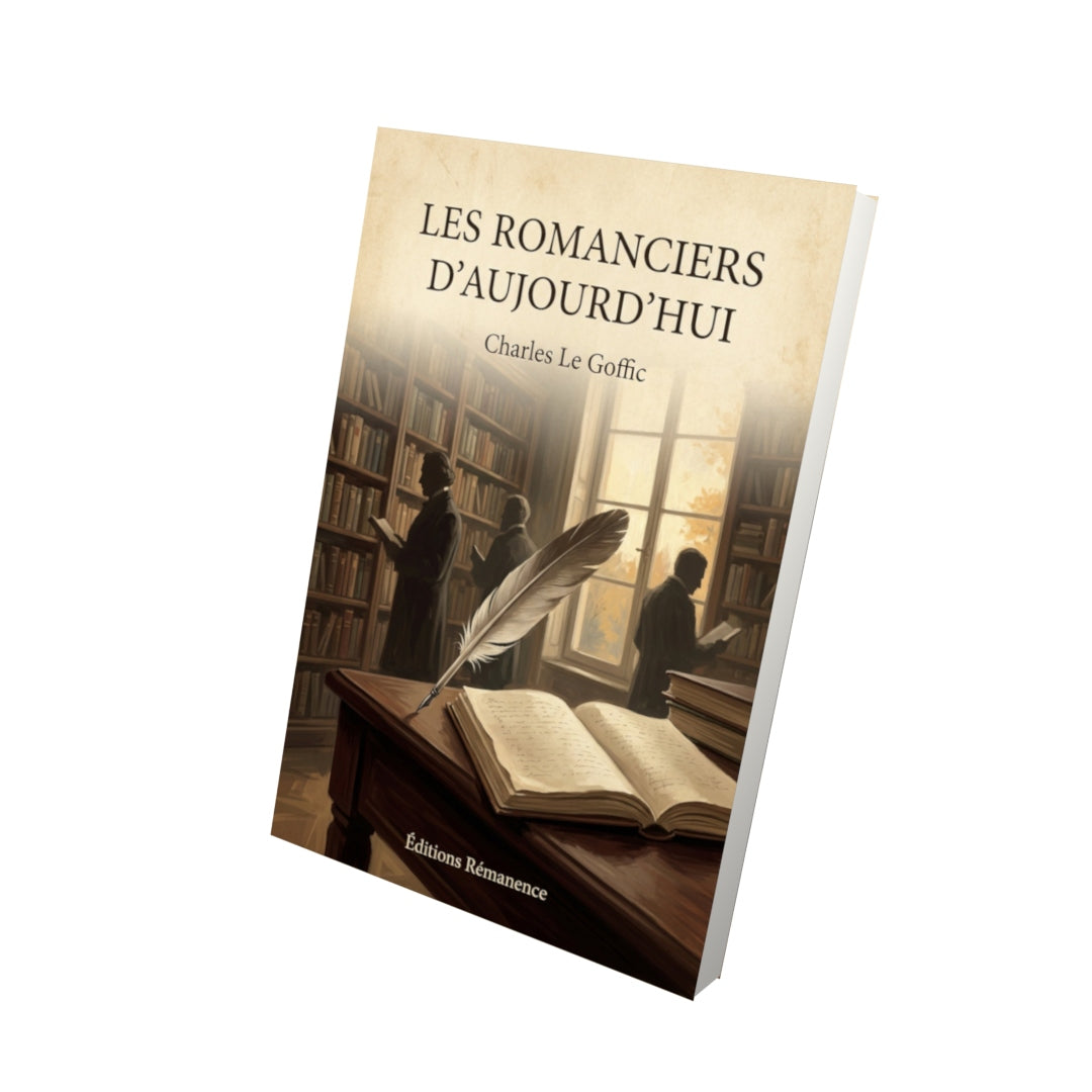 Livre Les Romanciers d'Aujourd'hui - Charles Le Goffic - Vue 3D - Editions Remanence