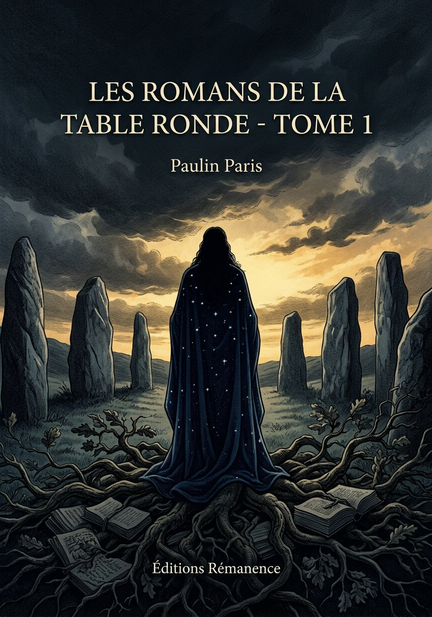Livre Les Romans de la Table Ronde - Tome 1 par Paulin Paris - Couverture - Editions Remanence