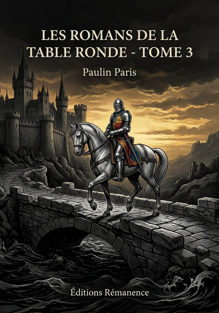 Livre Les Romans de la Table ronde - Tome 3 par Paulin Paris - Couverture - Editions Remanence