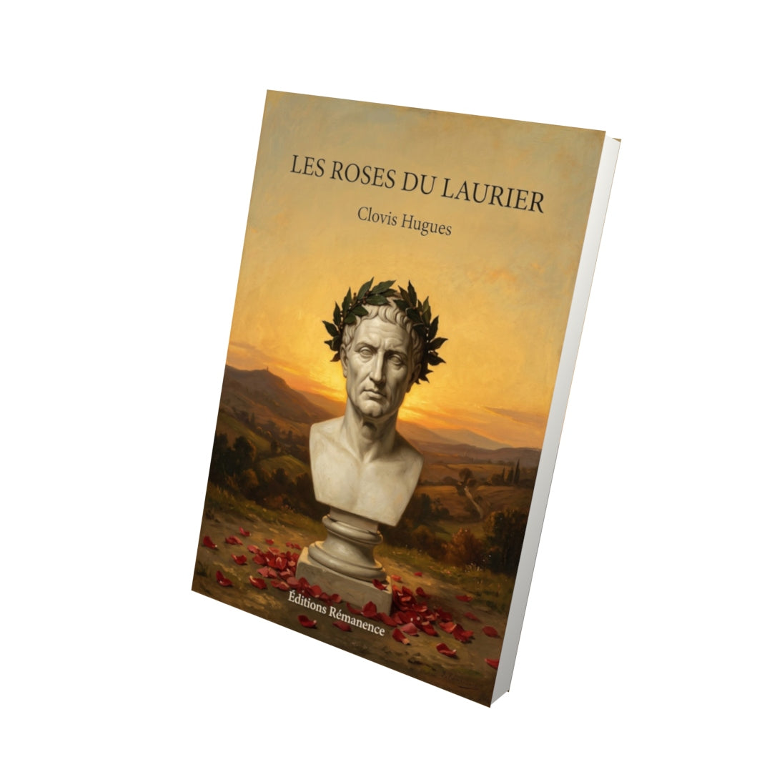 Livre Les Roses du laurier par Clovis Hugues - Vue 3D - Editions Remanence