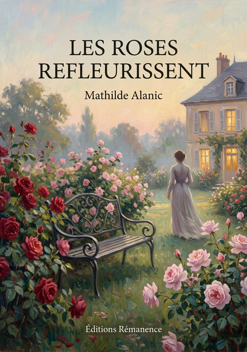 Livre Les Roses refleurissent par Mathilde Alanic - Couverture - Editions Remanence