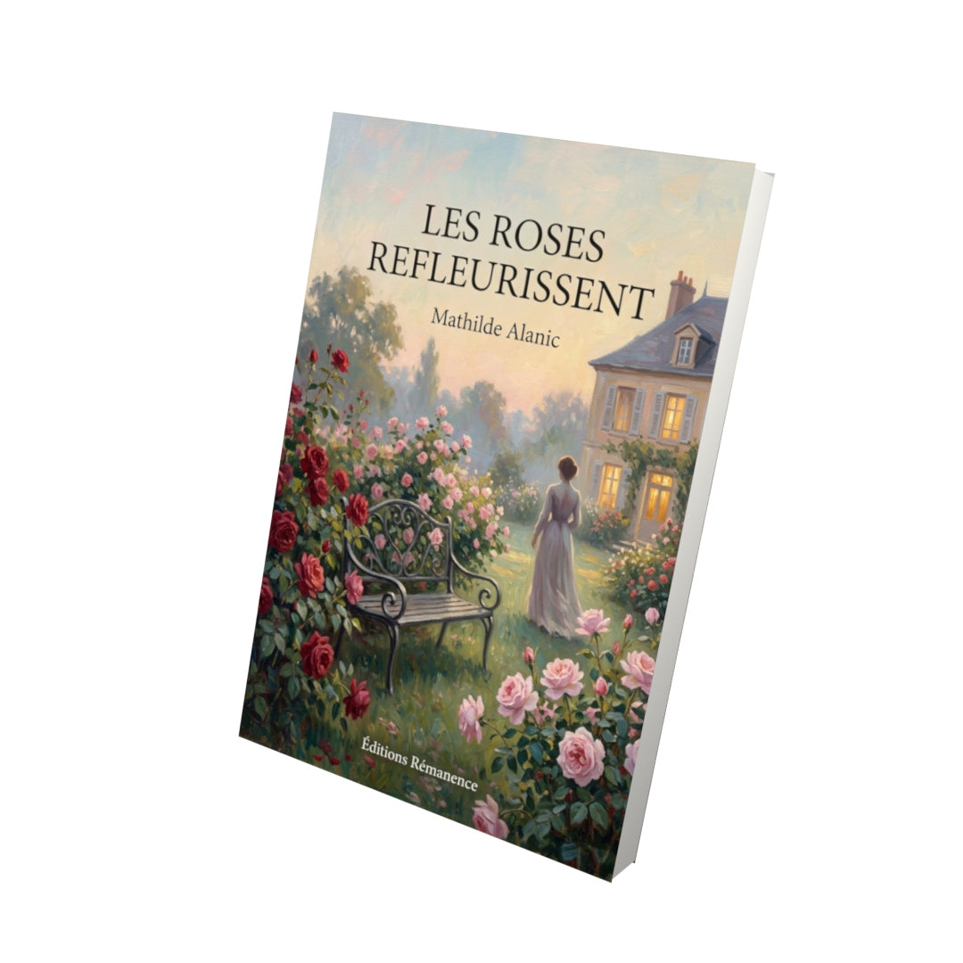 Livre Les Roses refleurissent par Mathilde Alanic - Vue 3D - Editions Remanence