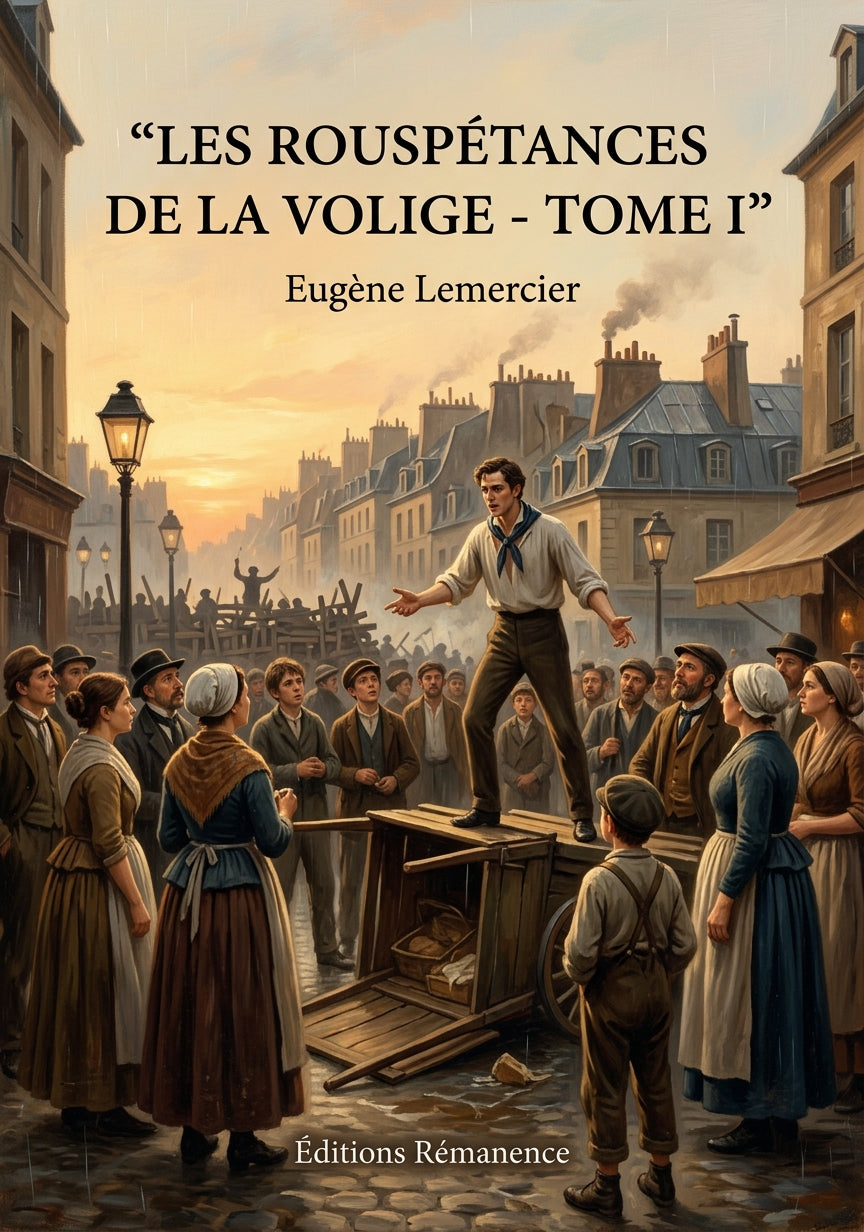 Livre Les Rouspétances de la Volige - Tome I par Eugène Lemercier - Couverture - Editions Remanence