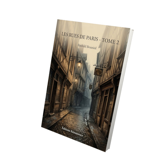 Livre Les rues de Paris - Tome 2 par Bathild Bouniol - Vue 3D - Editions Remanence