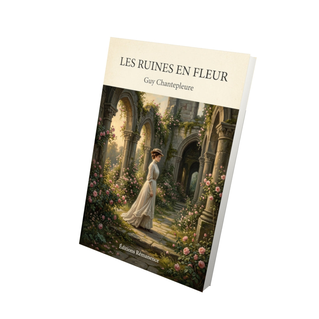 Livre Les ruines en fleur - Guy Chantepleure - Vue 3D - Editions Remanence