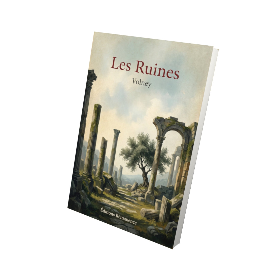 Livre Les Ruines – Volney - Vue 3D - Editions Remanence