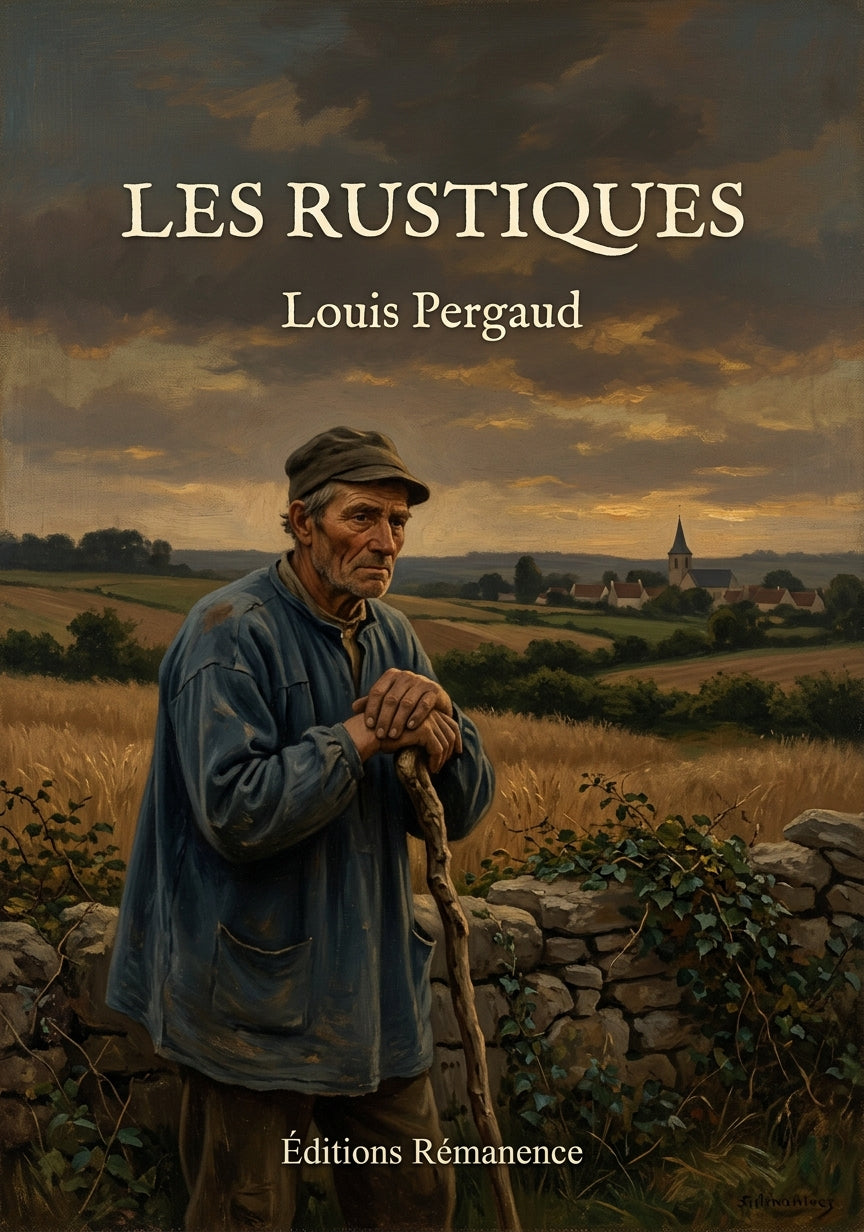 Livre Les Rustiques par Louis Pergaud - Couverture - Editions Remanence