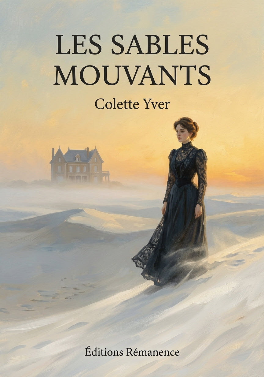 Livre Les Sables mouvants par Colette Yver - Couverture - Editions Remanence