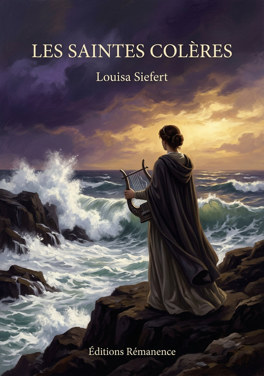 Livre Les Saintes Colères par Louisa Siefert - Couverture - Editions Remanence