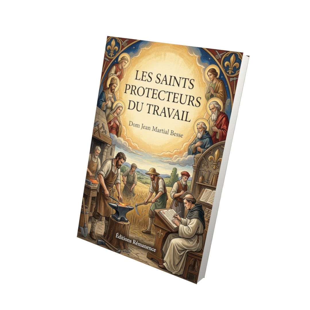Livre Les saints protecteurs du travail - Dom Jean Martial Besse - Vue 3D - Editions Remanence