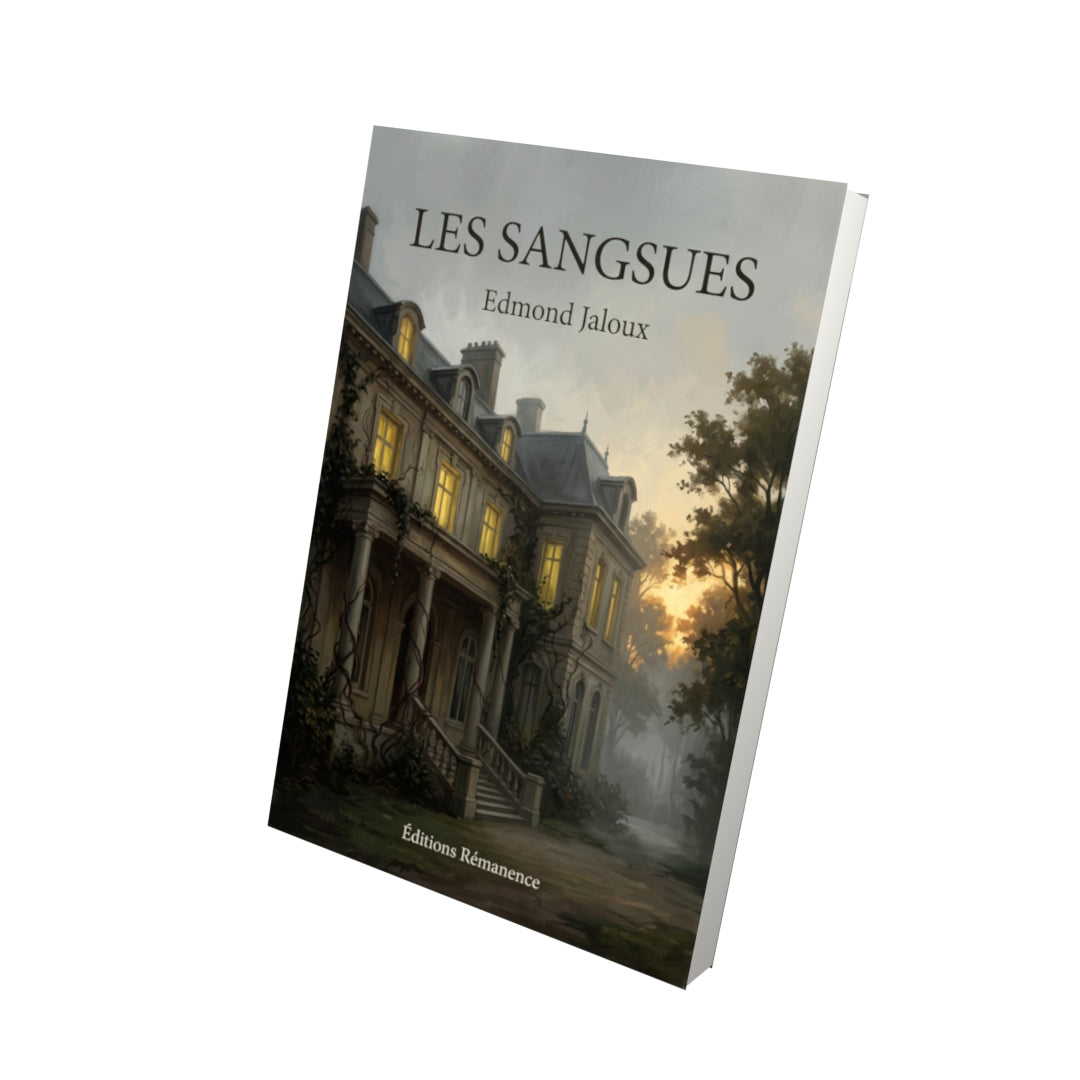 Livre Les Sangsues par Edmond Jaloux - Vue 3D - Editions Remanence