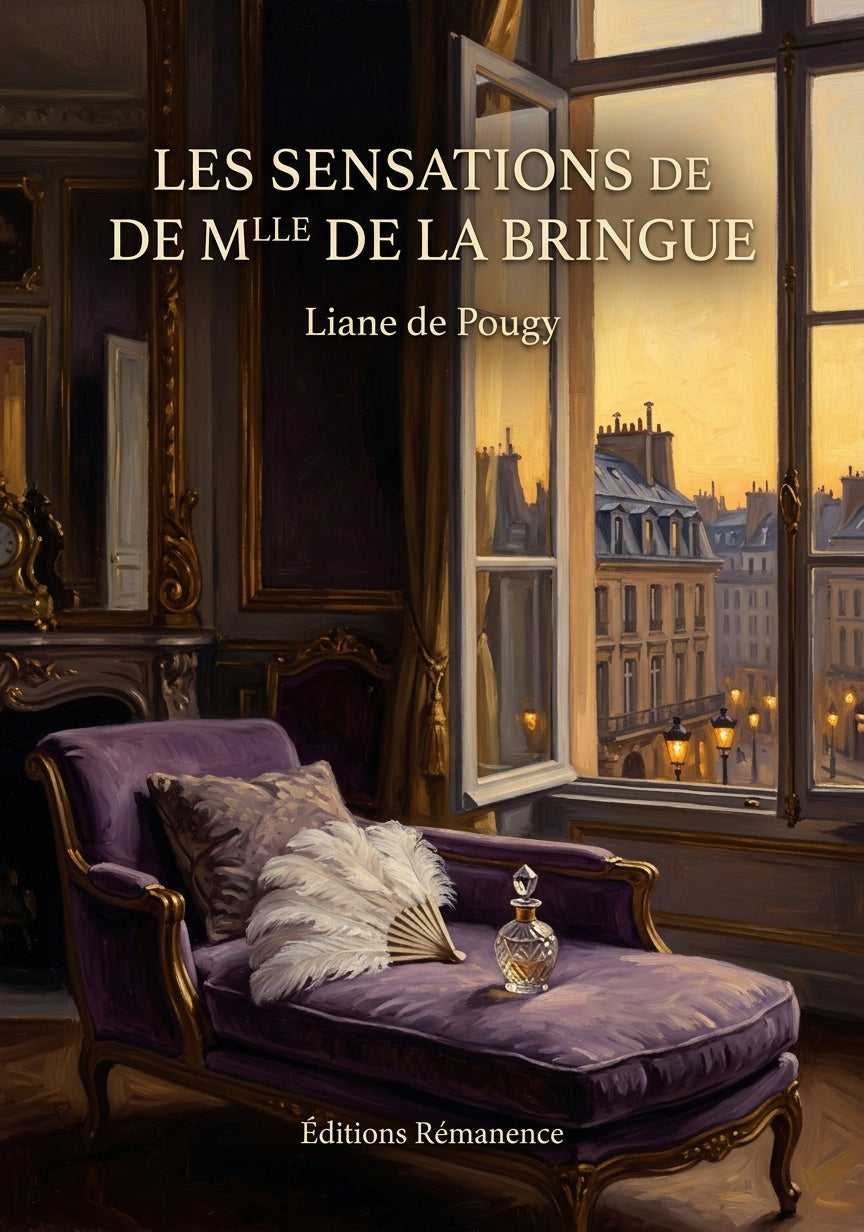 Livre Les Sensations de Mlle de La Bringue par Liane de Pougy - Couverture - Editions Remanence