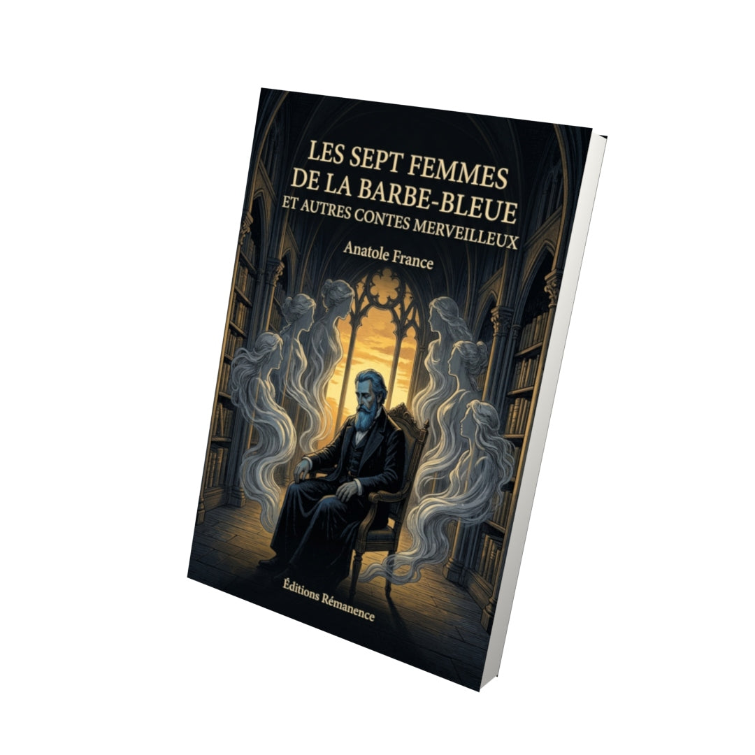 Livre Les Sept Femmes de la Barbe-Bleue et autres contes merveilleux par Anatole France - Vue 3D - Editions Remanence