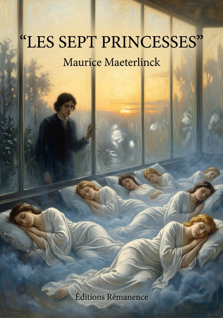 Livre Les Sept Princesses par Maurice Maeterlinck - Couverture - Editions Remanence