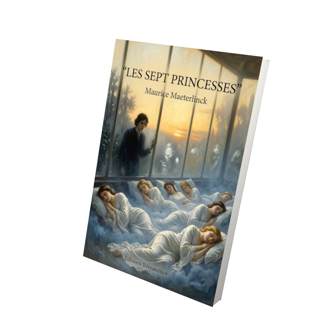 Livre Les Sept Princesses par Maurice Maeterlinck - Vue 3D - Editions Remanence