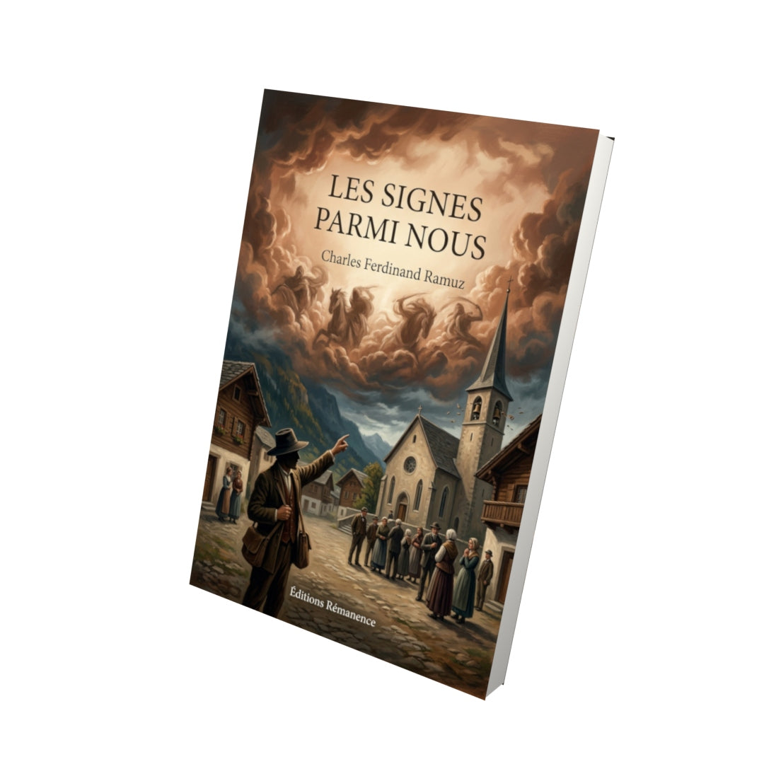 Livre Les Signes parmi nous par Charles Ferdinand Ramuz - Vue 3D - Editions Remanence